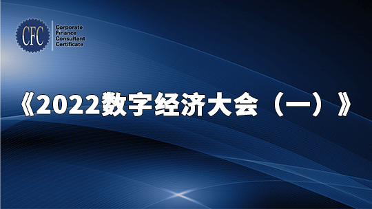 2022数字经济大会（一）